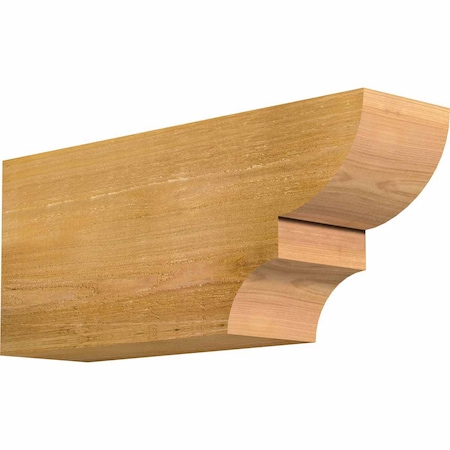 Ekena Millwork Ridgewood Rough Sawn Rafter Tail, Western Red Cedar, 6"W x 10"H x 24"L RFT06X10X24RID00RWR